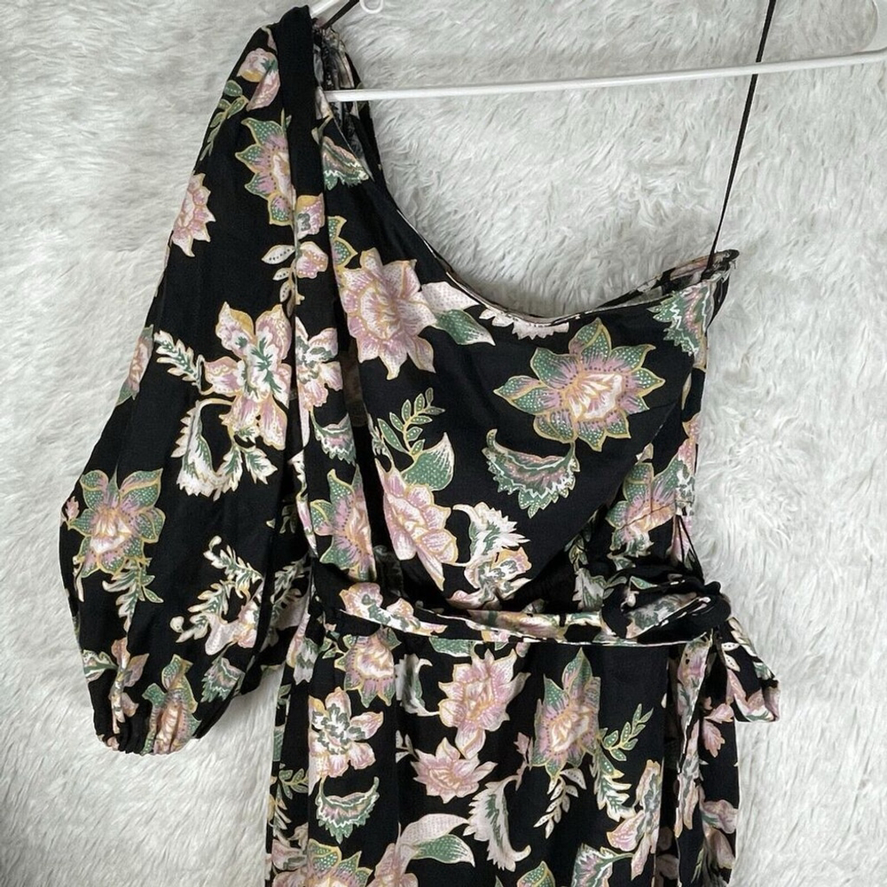 Who What Wear Women's Linen Rayon One Shoulder Shift Dress with Pockets Size M - Picture 2 of 12